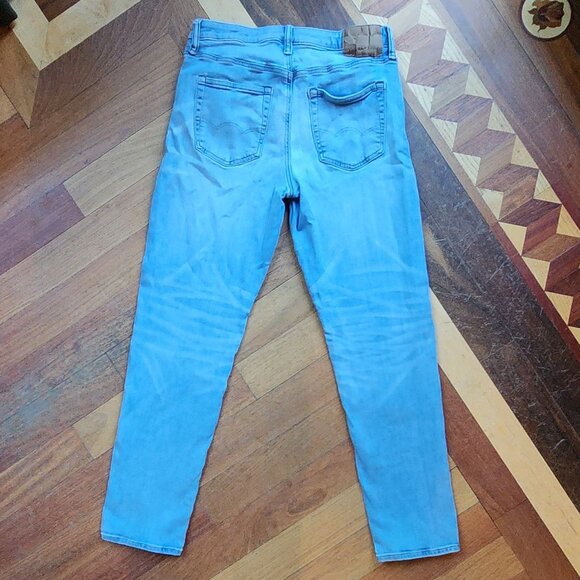 American Eagle Outfitters Light Wash "Athletic" Straight Leg Jeans Size 30x30 - Picture 12 of 16